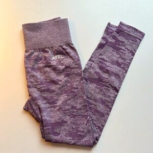 AYBL camo leggings - maroon